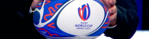 Ballon de rugby personnalisé Coupe du Monde de Rugby 2023